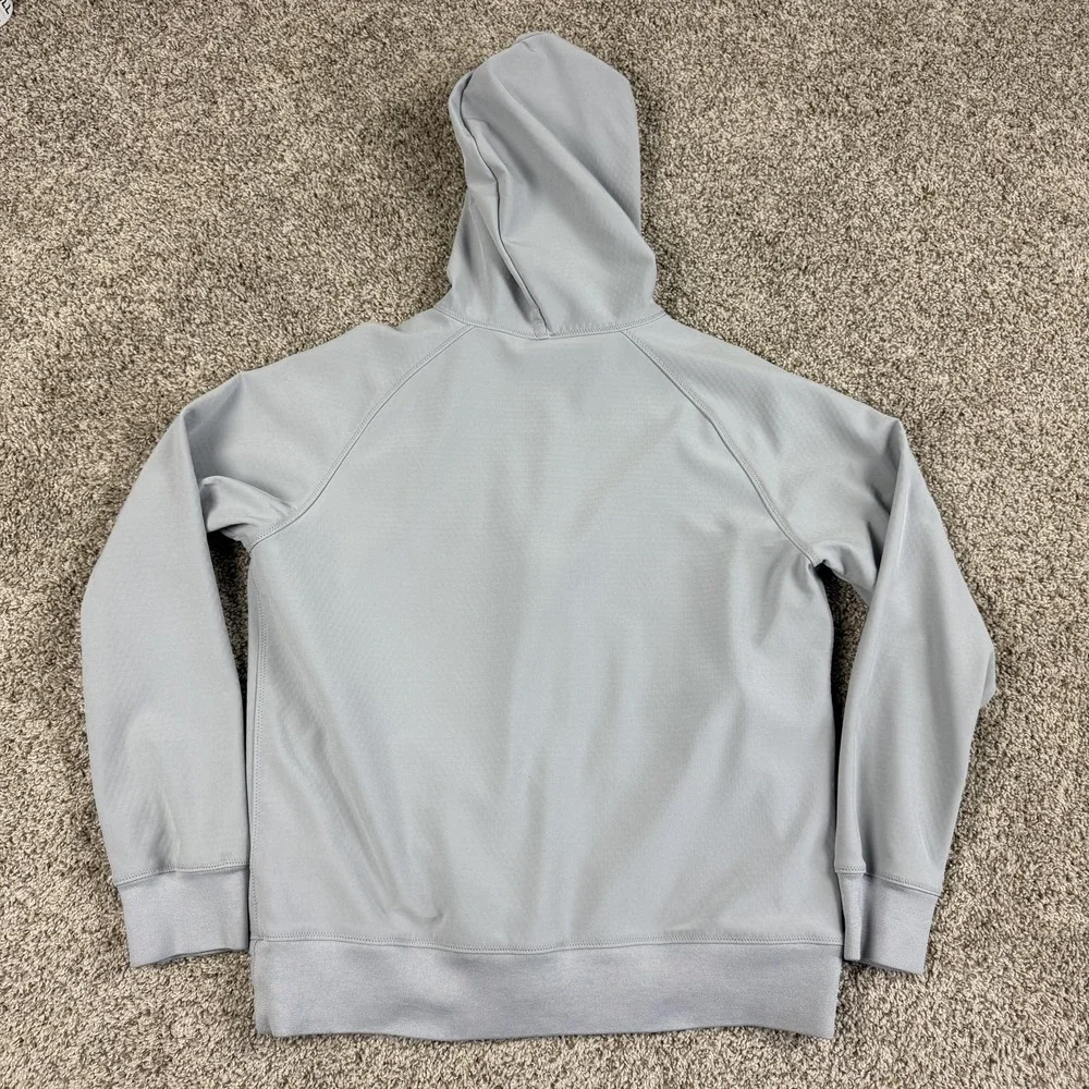 Vintage Nike Hoodie Mens Large Gray Full Zip Sportswear Jacket Waffle Lined Y2K